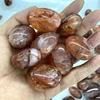 Red fire quartz hematoid