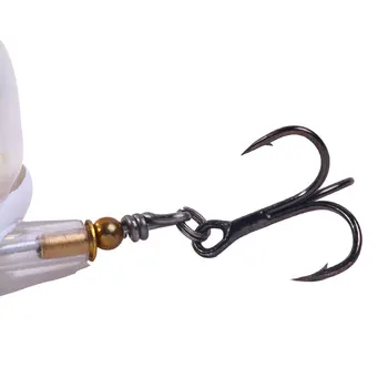 CHEERY 14cm 37g Wobblers Top Water Popper Fishing Lure Hard Bait Rotating Soft Tail Fishing Tackle Whopper Plopper – Soft Lure – view 5