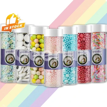 Private Label Halloween Christmas Sugar Granules Candy for Bread Cake Cookie Decoration DIY Sugar Pearl Sprinkles