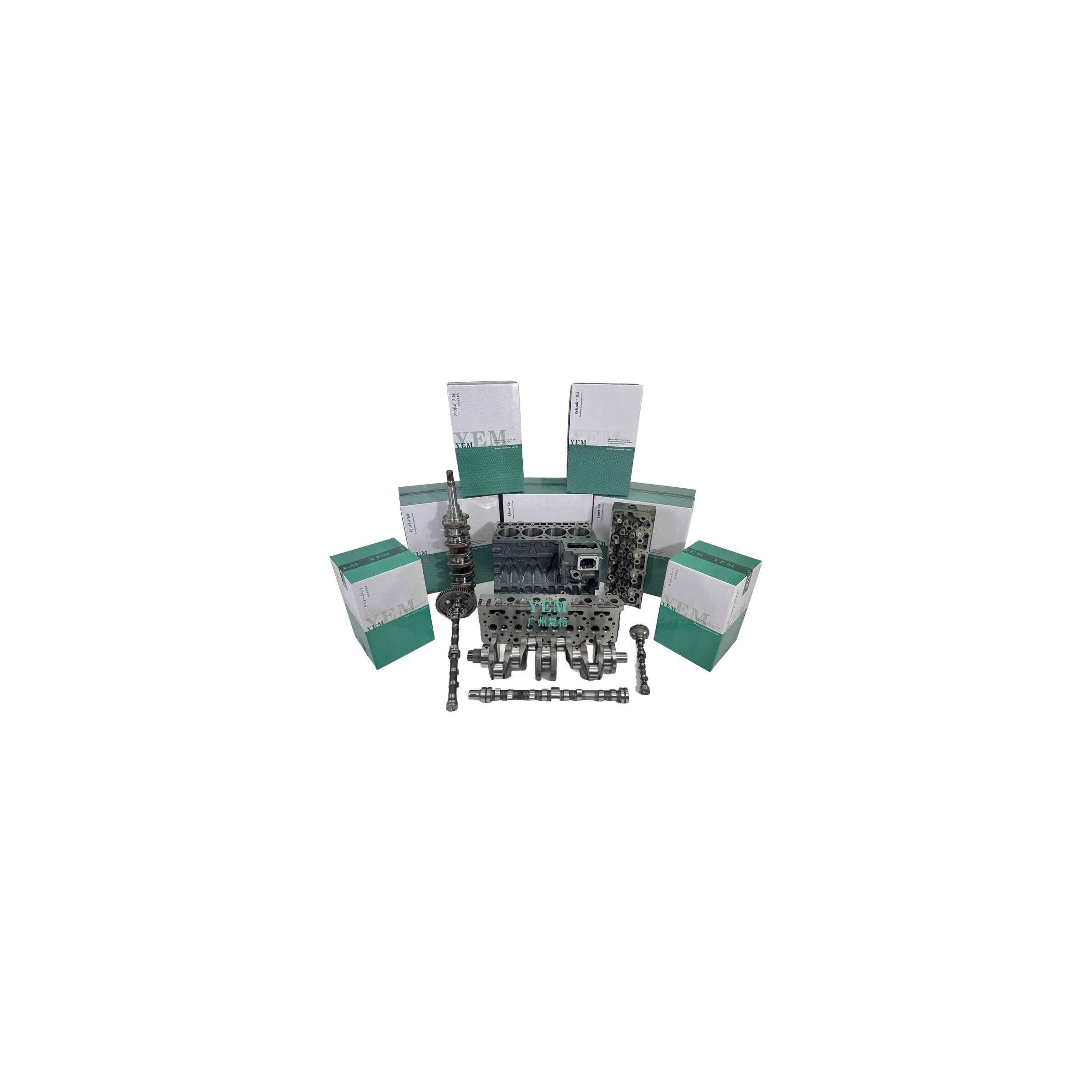 4BC2 4BD1 4BE1 4BG1 Cylinder Block Head Crankshaft Camshaft for Isuzu Repair Kit Engine Parts With Warranty