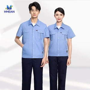 Short Sleeve Workwear Custom Design Work Wear Jackets Mechanic Uniform Worker Uniform Workwear