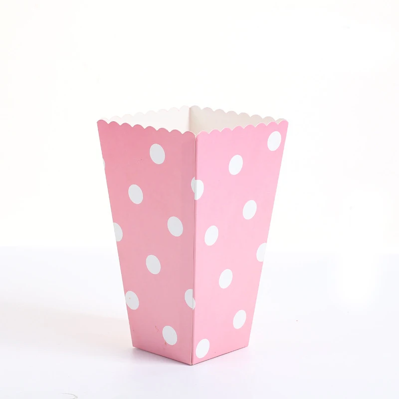Factory Wholesale Mini Popcorn Boxes Custom Printed logo Food Grade Party Popcorn Paper Box