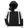 Men's Black & White Color Block