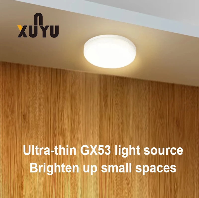 Светодиодная лампа 6 Вт, 8 Вт, точечный светильник Gx53 2700k, 4500k, 6000k, наружное и внутреннее освещение, потолочный светильник, корпус Gx53, приспособление для Gx53