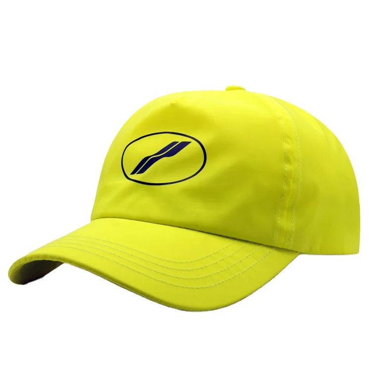 siilon リブキャップ /イエロー Custom Baseball Running Cap Hat, Sport Quick Dry Cycling Cap