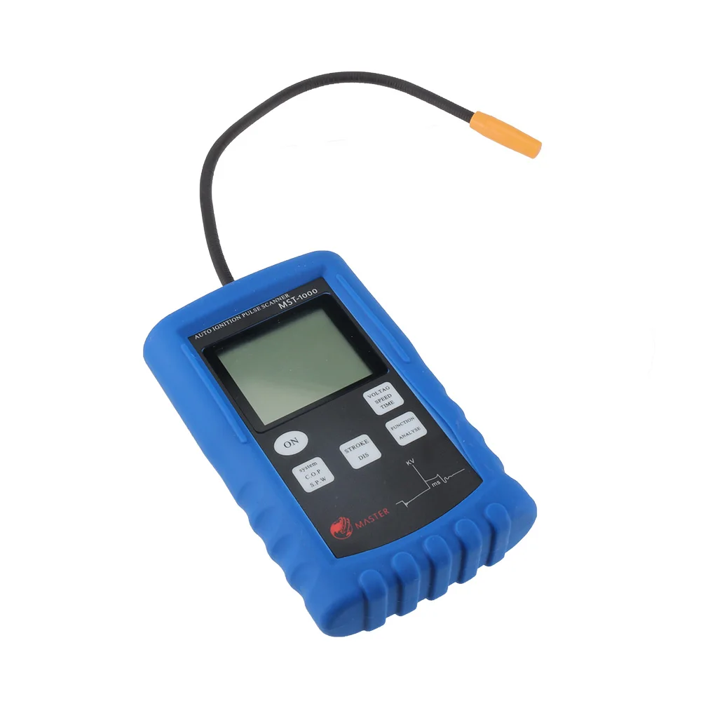 Auto Ignition Pulse Scanner MST-1000 KVOLT Calibration Function Ignition Spark Test Tool for Automobile Ignition Engine Analyzer
