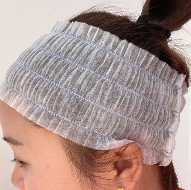 Disposable Headband Elastic Spa Disposable Headband For Beauty Salon