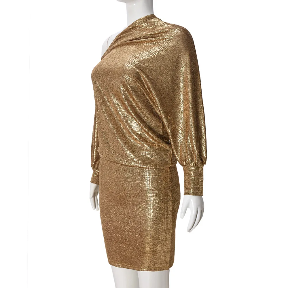 gold junior prom dresses Vintage 1960s Black and Gold Lame Maxi Party Dress main image 1