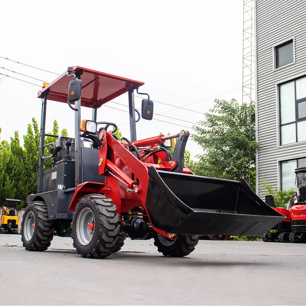 Factory Direct Sale Mini Front Loader Tractor Small Wheel Loader