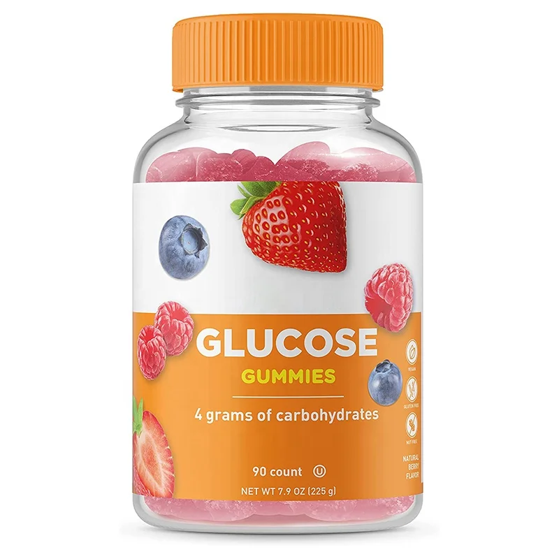 Vegan Glucose Gummies Blood Sugar Support Chewable Nutritional