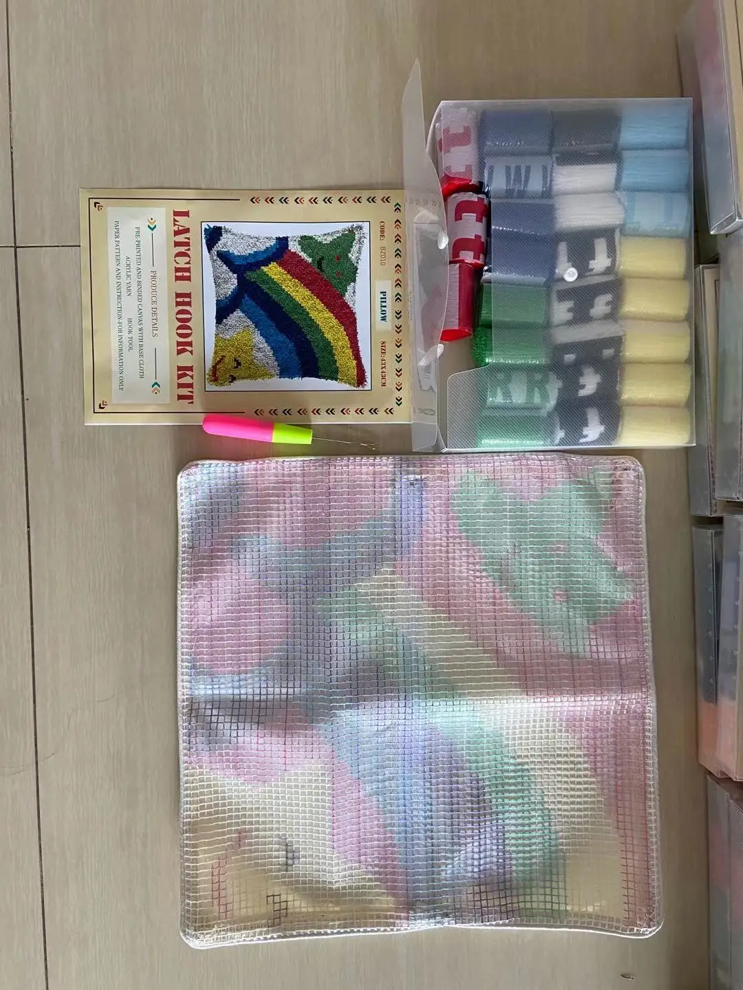 Новый 3D сегмент Вышивка Подушка шерстяная вышивка крестом ковер защелка крючок наборы ковров