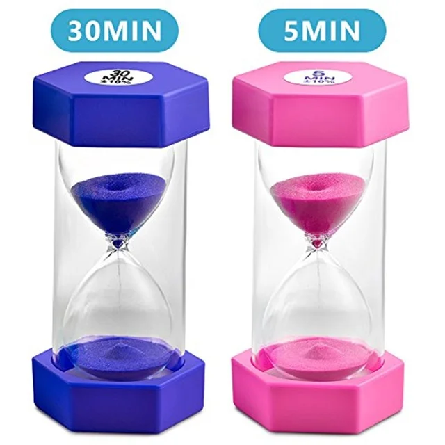 Custom Sand Timer Empty 120 min Angel Dynamic Quicksand Box Hour Glass Sand Timer