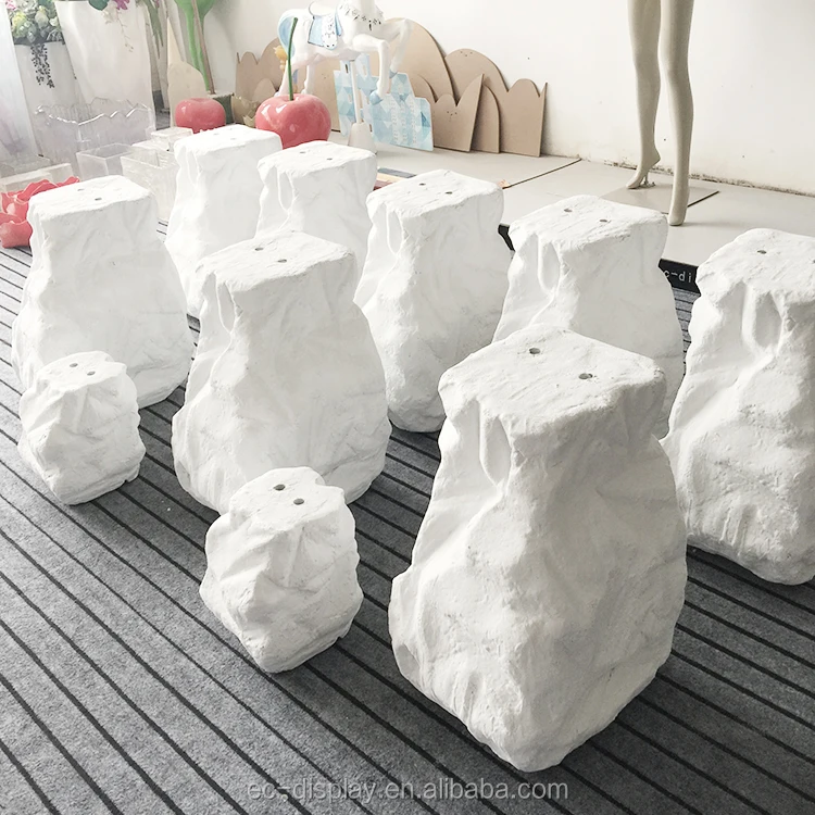 clear artificial resin decorative Ice block props resin iceberg artificial iceberg sculpture