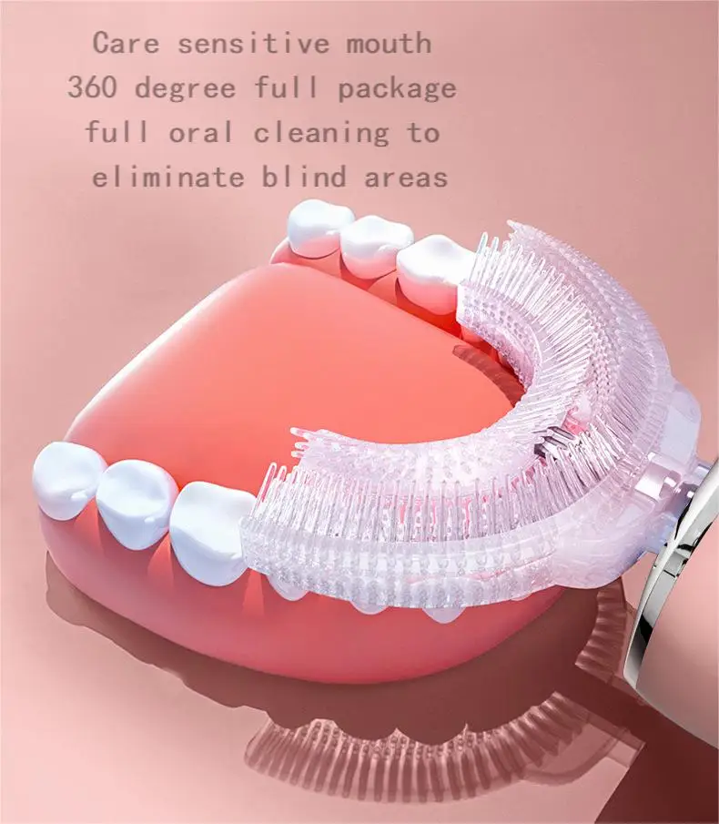 Cartoon Baby Automatic Sonic Electric Tooth Brush For Children Custom