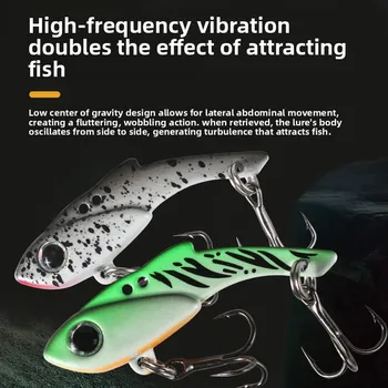 Young Falcon 5GVIB Luya Bait Stainless Steel Quivering VIP Micro Bionic Lure Artificial Hard Bait Hooks Mandarin Fish – Hard Lure – view 4