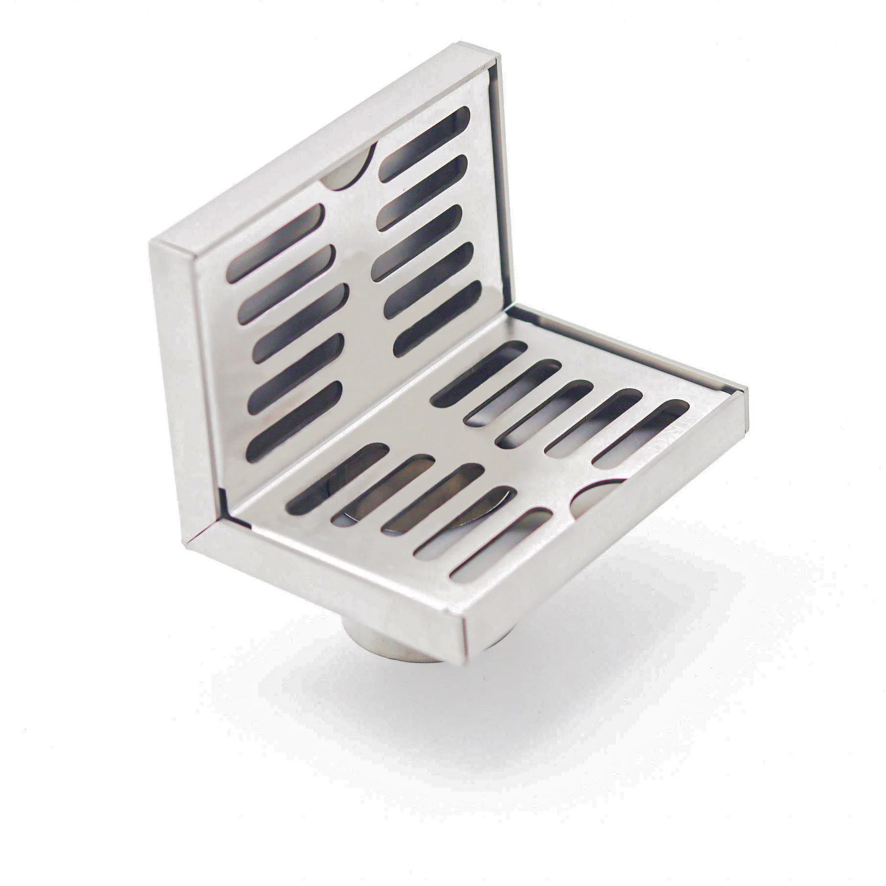 L Shape Stainless Steel Linear Shower Special Right Angle Structure