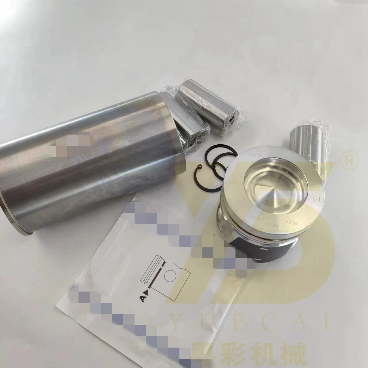 YUE CAI Liner Kit 04501382 VOE04501382 D6E Overhaul Repair Set 04285673 VOE04285673 Suitable for  Engine Parts