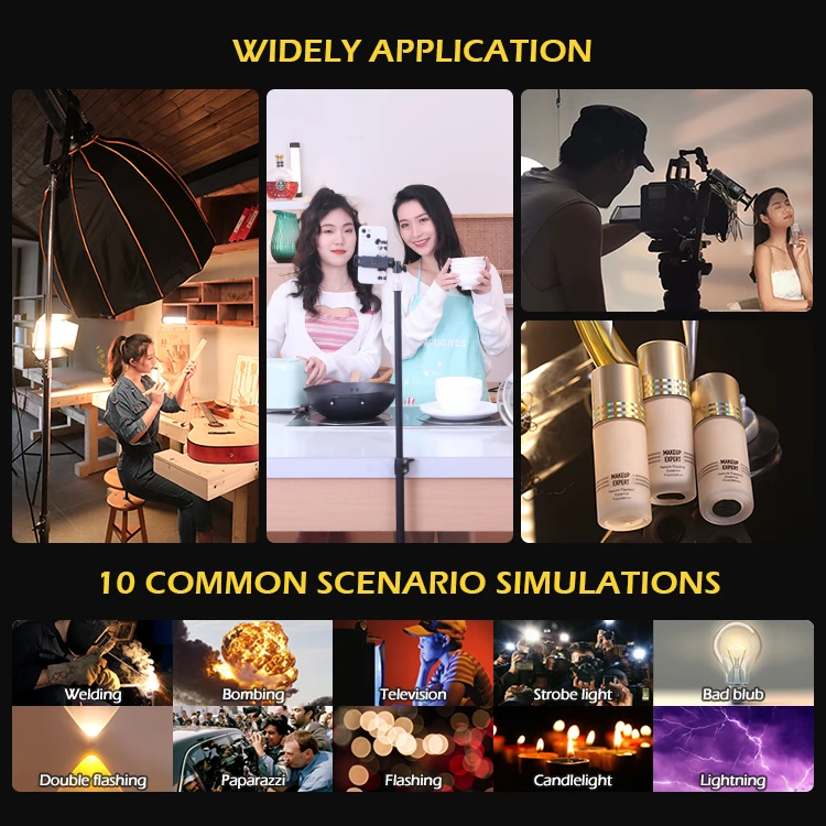 100w video film making cob led light 0-99% brightness with 10 daylight effects indoor studio television lighting kit