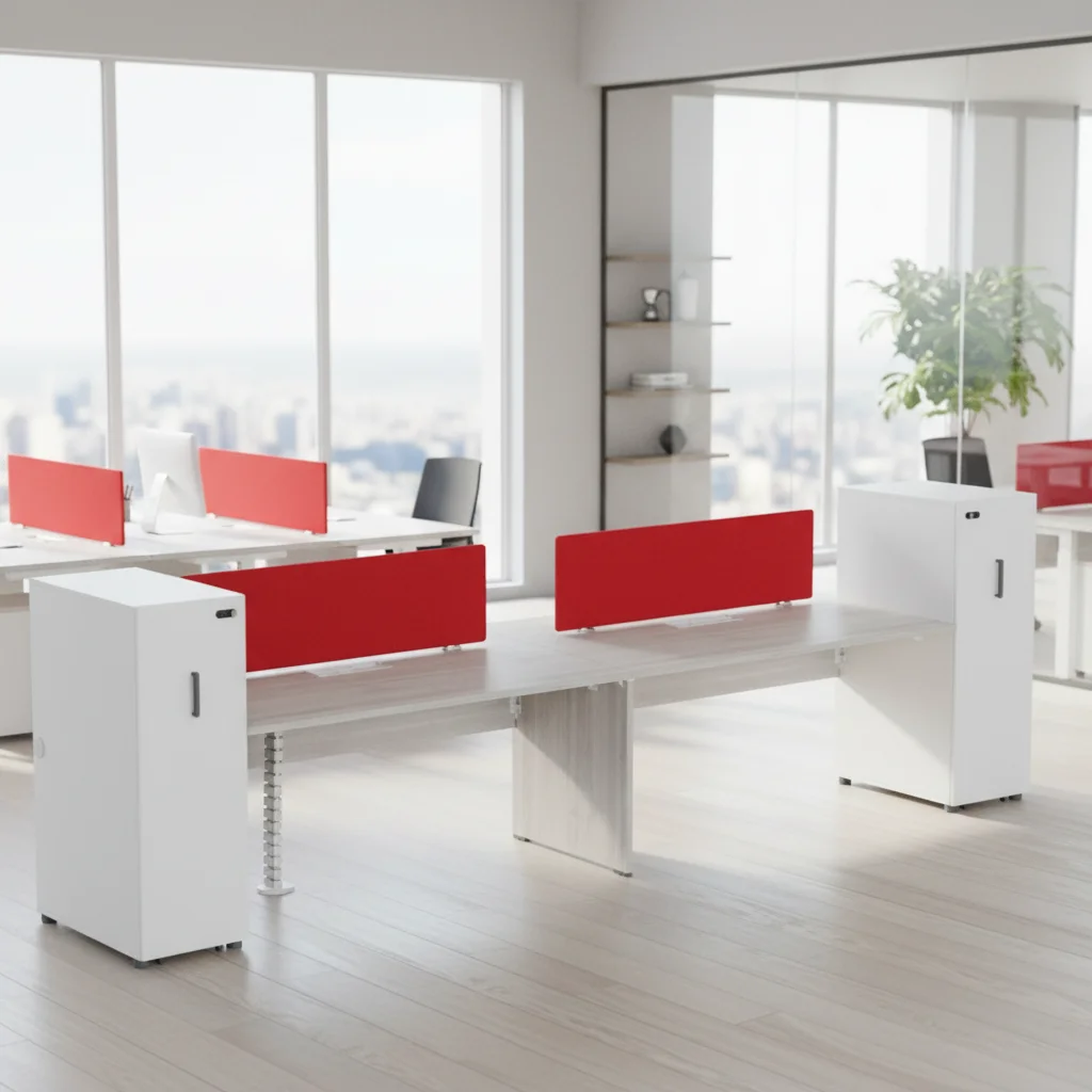 Executive Triple Function Storage Workstation Clothes Hanging File Storage ABS Connection Office System 3