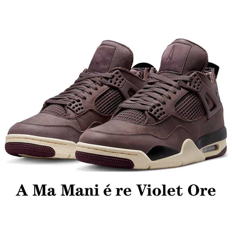 2023 Newest Large Size Jordan 4 Retro Midnight Navy Craft Photon Dust