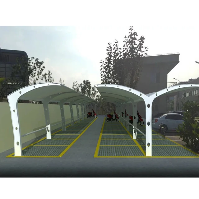 Outdoor Umbrella Structure  Single Double Cantilever Tent for Garages Canopies Carports Car Parking Shade Shelter Tent