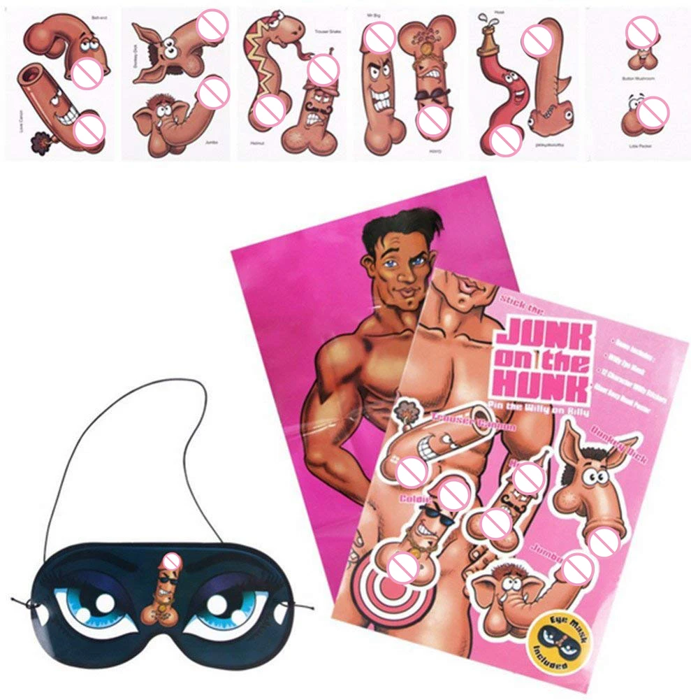 Bachelorette Party Supplies Games Wedding Decoration Bridesmaid Pin The Junk  On The Hunk Poster Hens Night Bridal Shower Party - Buy Bridal Party,Bridal  Shower Party,Hens Night Product on Alibaba.com