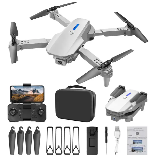 E88 Pro Flying Battery Long Range 4K Dual Camera Portable Small Foldable RC Drone