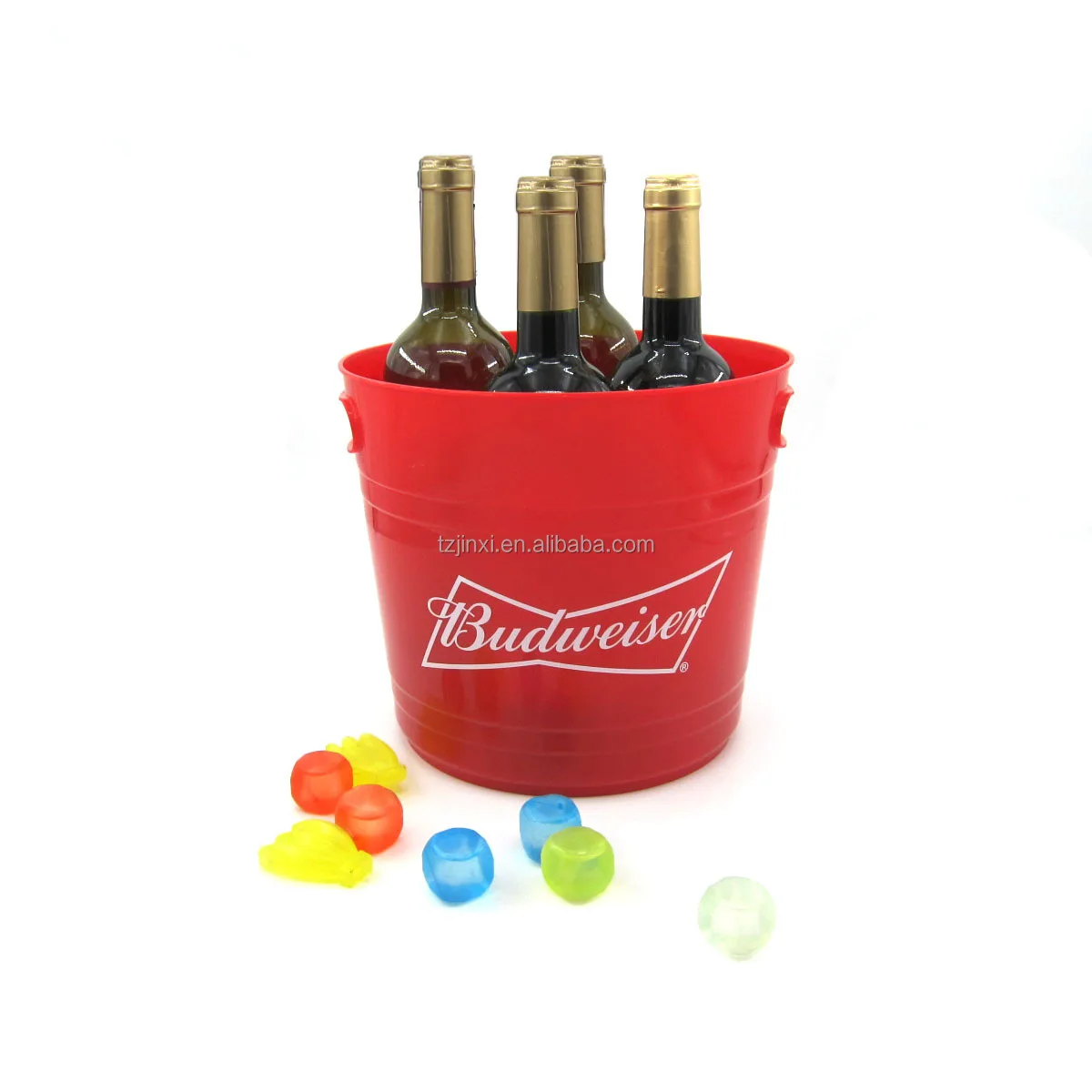 6l Plastic Round Plastic Ice Bucket Buy Pp Custom Champagne Wine Beer