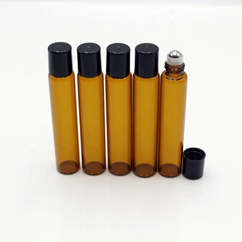 roll on perfume packaging bottle 10ml essential oil bottle refillable roller bottle for cosmetics