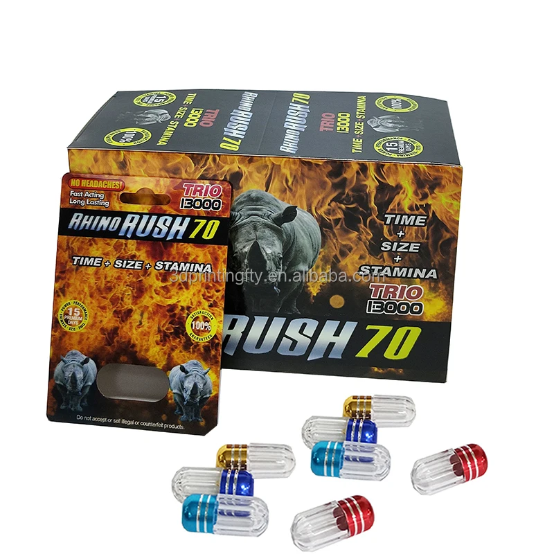 Wholesale Rhino Sex Pill For Men Erectile Dysfunction Male Sexual Enhancement Pills Bottle 3d