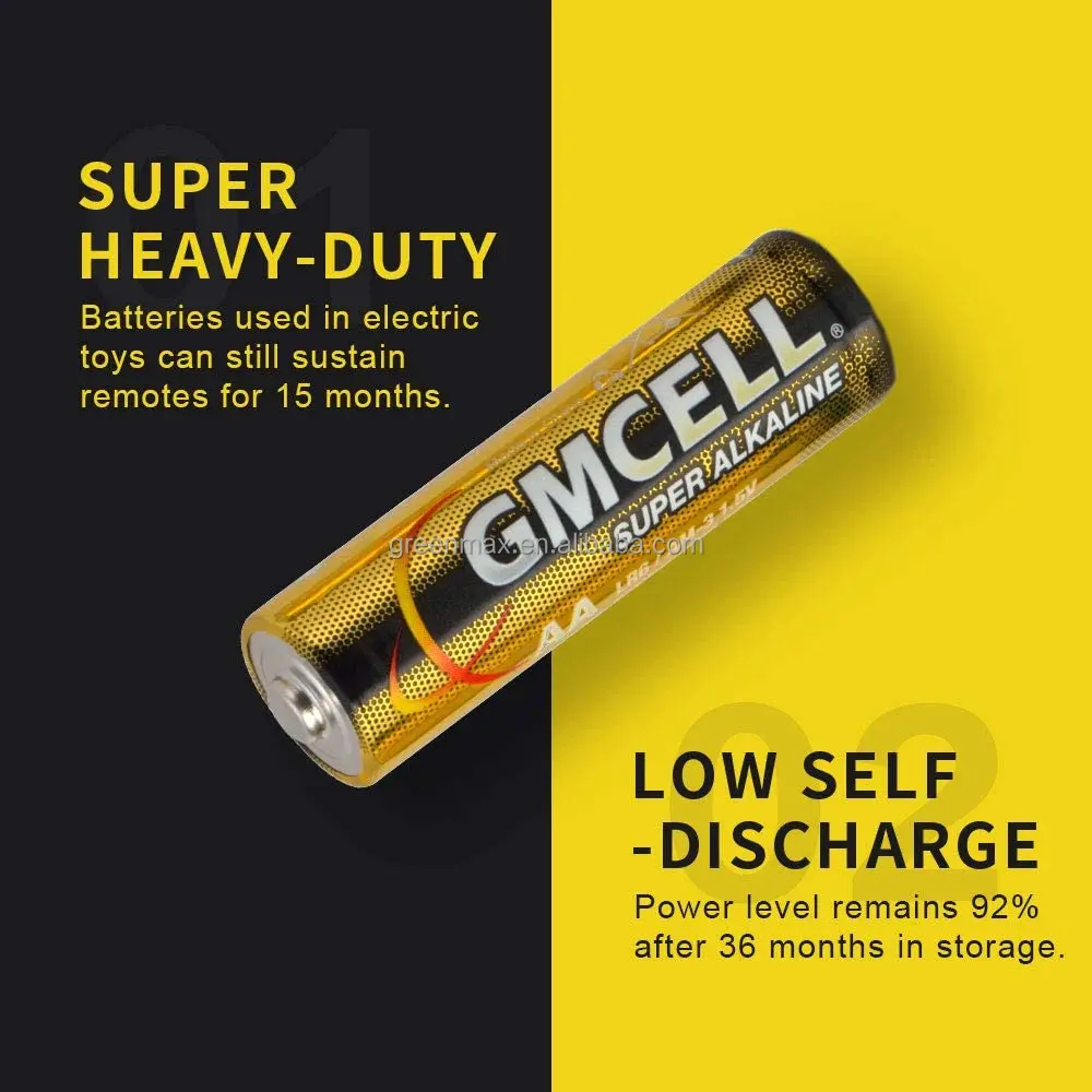 Cheap 1.5V Sum 3 LR6 GP IEC Dry Primary Battery AA Alkaline Double a Batteries for Home Appliances Toys and Remote Control