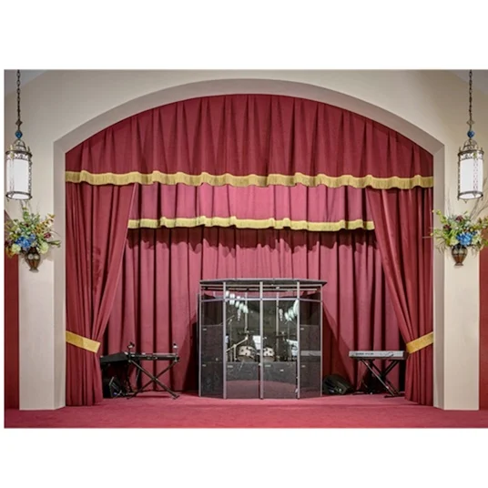 100% Polyester Velvet Flame Retardant School Church Home Theater Ready Made  Fireproof Fabric Stage Background Decoration Curtain - Buy Curtains_fabrics  Designs_curtainturkish Curtains,Curtain Fabric Ready Made,Wholesale Curtain  Product on 