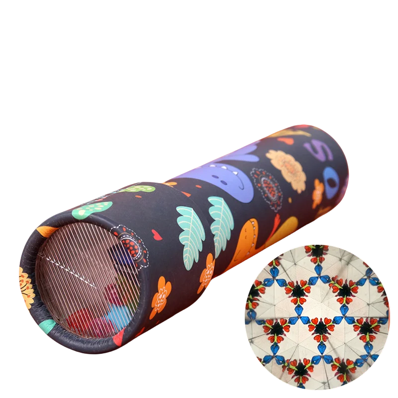 Красочный вращающийся бумажный калейдоскоп игрушка рекламный подарок на день рождения для детей