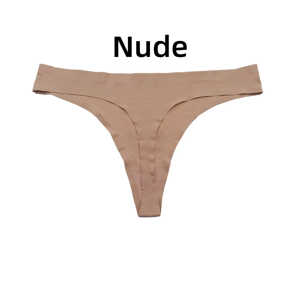 Lightweight Seamless Bikini No Show Thong Panties Ladies Invisible Breathable Briefs Soft