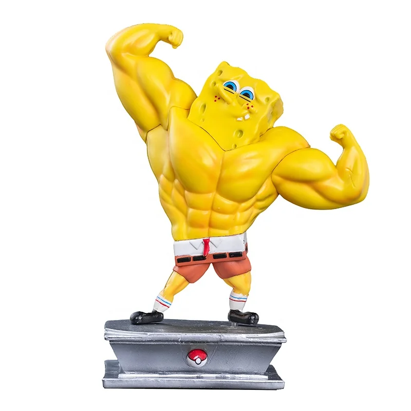 OEM Made Custom 3D Design Muscular Body Cartoon Plastic Figure Toys Factory