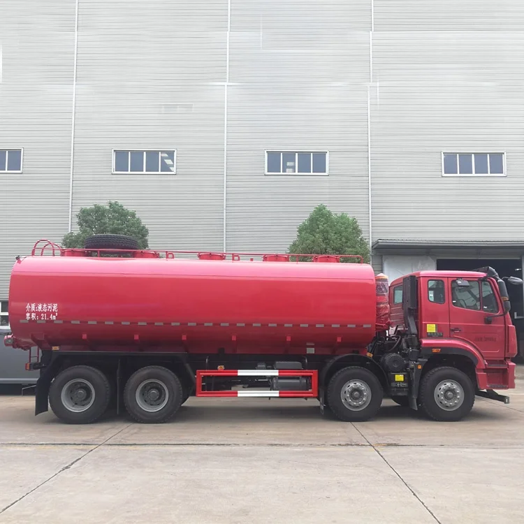 Cheap 8*4 SINOTRUK 25000 Liters Sewage Suction Trucks