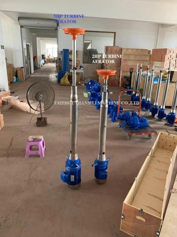 Turbine Aerator  Fishery Aerator 304ss Host HDPE Float Aquaculture Aerator Sewage Water Equipment