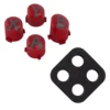 Carmine Red & Clear & Classic Gray JDX3M020WS