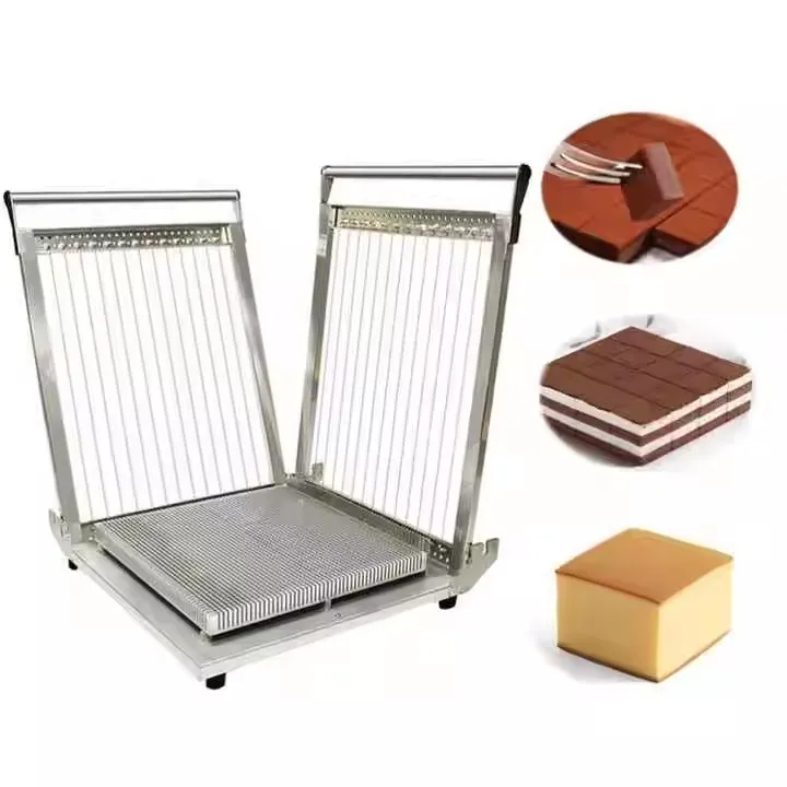 製菓機械チョコレートブラウニー手動ブレードギターカッターダブル