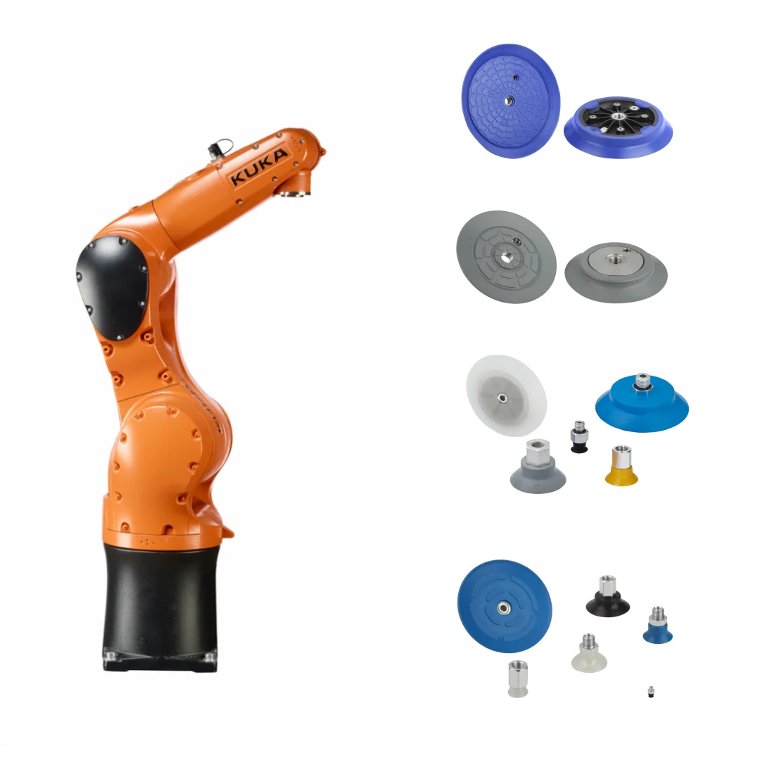 6 Axis Payload 6kg Reach 706mm Kuka Robot Kr6 R700 Sixx Small Robot Arm