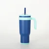 Blue flower blue 40oz