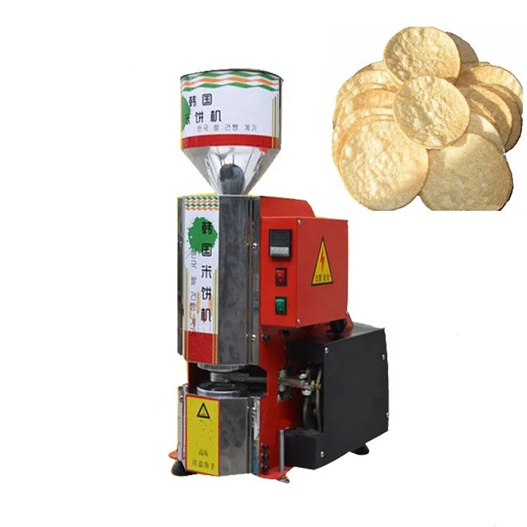 automatic puffed rice cake making machine