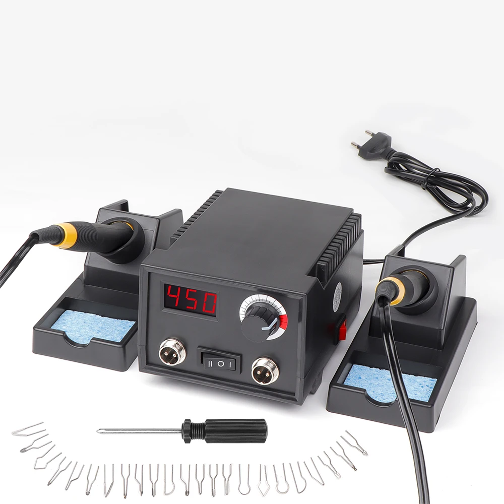Professional Pyrography Tools 60W Adjustable Temperature Woodburning Machine Kits  With 20PCS Various Pyrography Tips