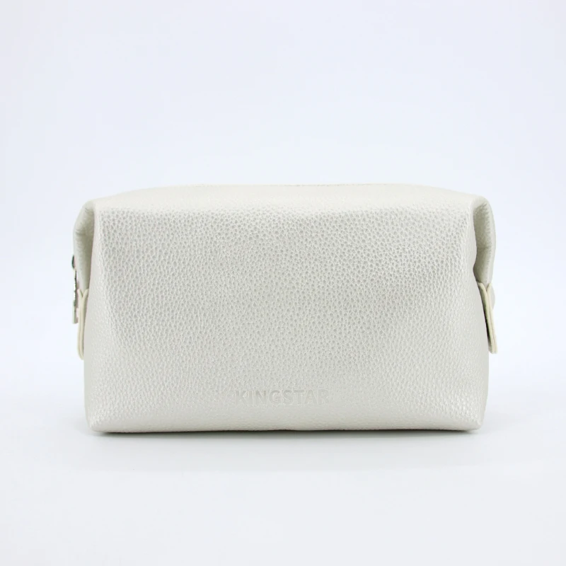product kingstar luxury croc embossed pu leather toiletry bag women portable waterproof travel cosmetic case-4