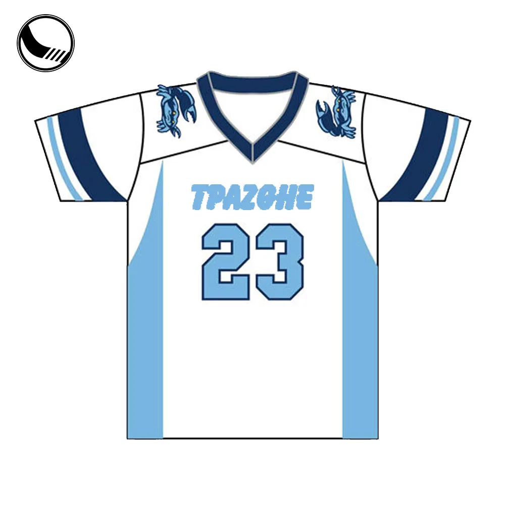 Sublimation Printing Reversible Girls Wholesale Box lacrosse Jersey