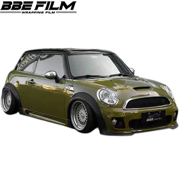 BBE New Fashion PET Battle Green Car Color Change Changing Paint Protection Films Anti-Scratch Sticker Decal
