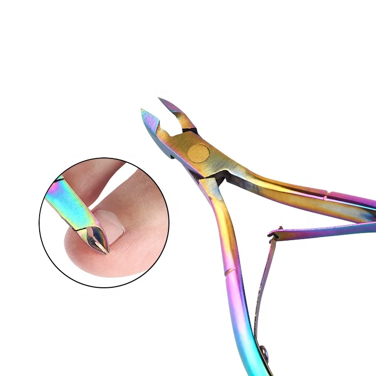 Высококачественные маникюрные инструменты щипцы для кутикулы ногтей профессиональная заточка из нержавеющей стали