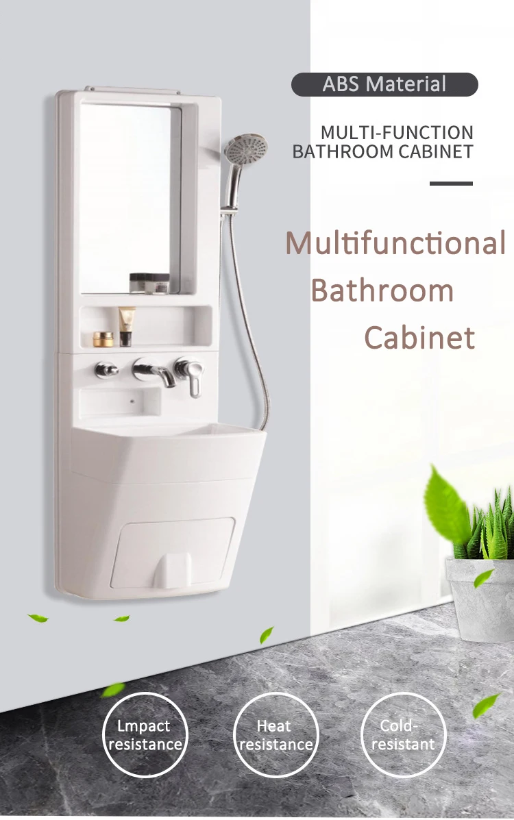 Tytxrv Caravan Modern Simple Abs Material Multi Functional Bathroom Portable Rv