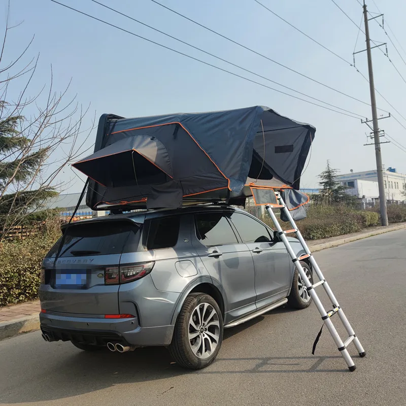 Outdoor Camping ABS Hard Shell Roof Top Tent Car Rooftop Tents Side ...