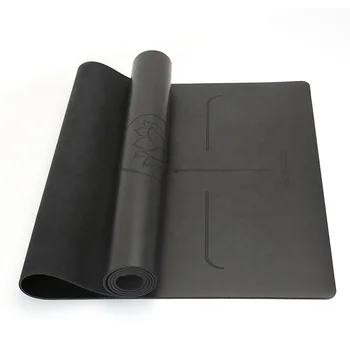 Custom Eco Friendly Non Slip Anti Slip 4mm Thick PU Natural Rubber Yoga Mat